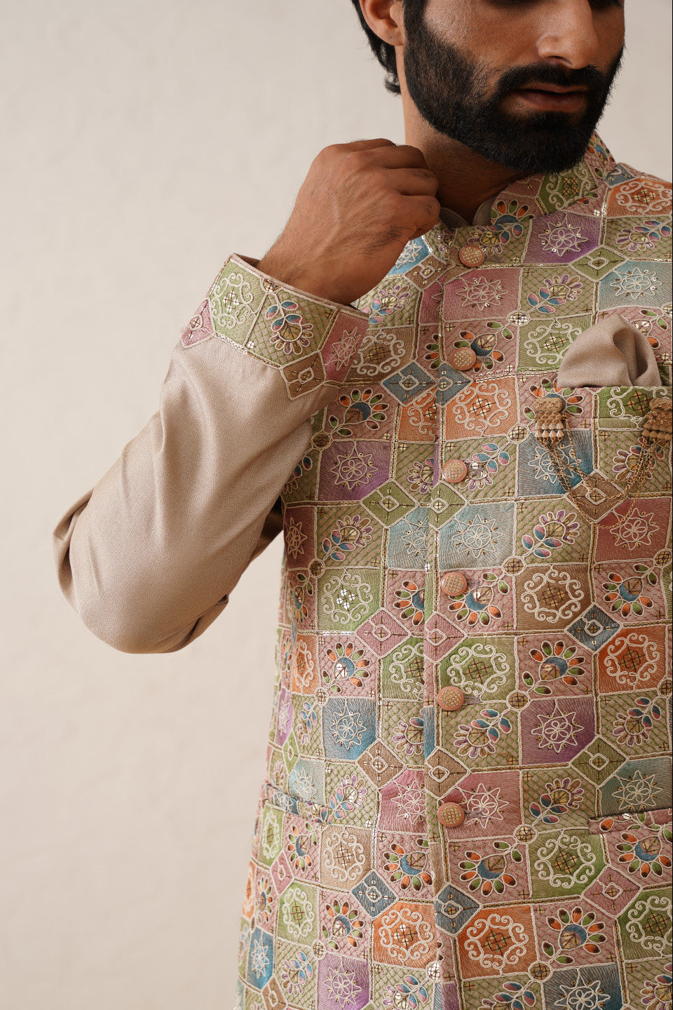 Mens wear for wedding waistcoat