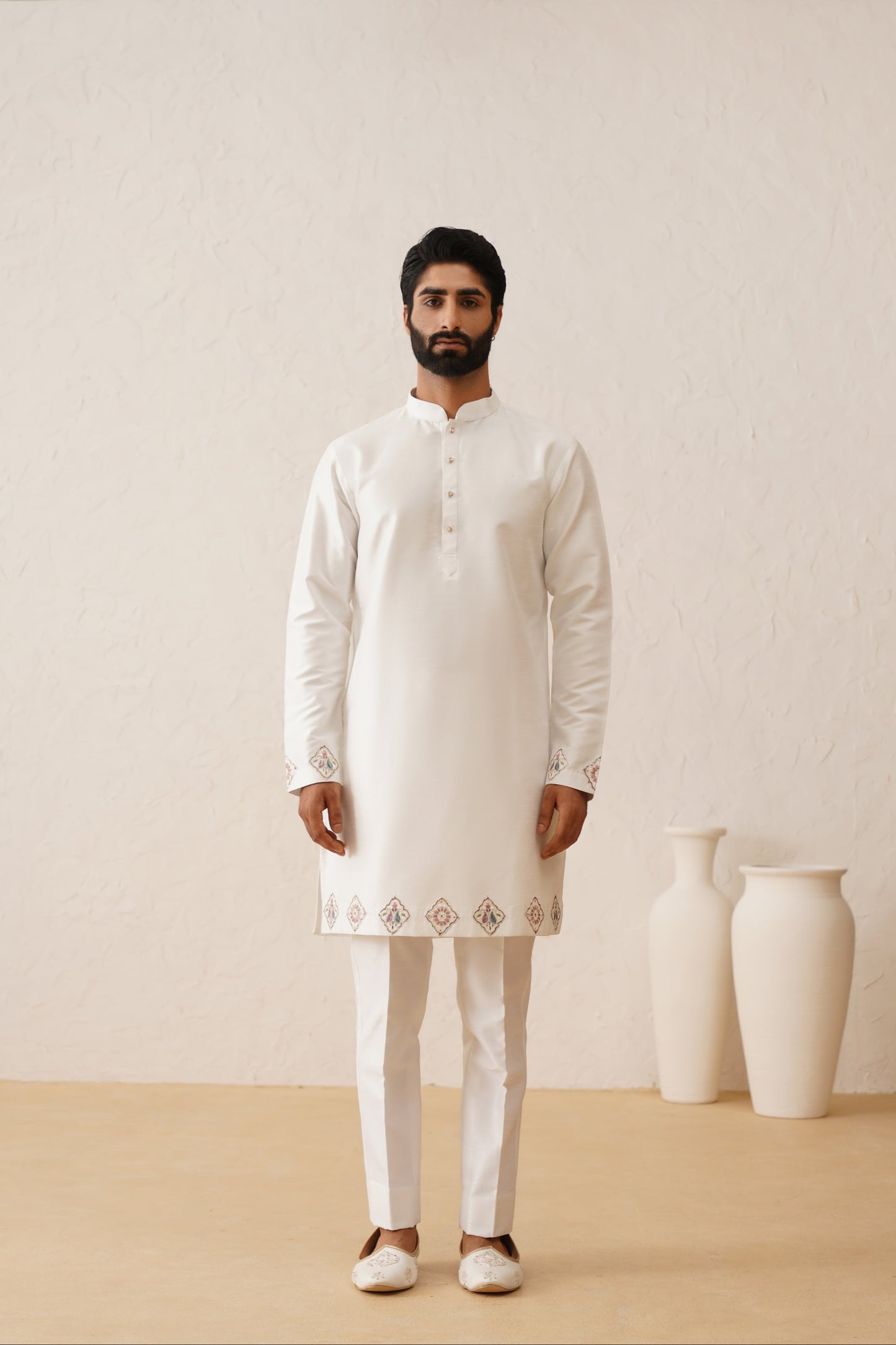 Shop embroidered kurta set