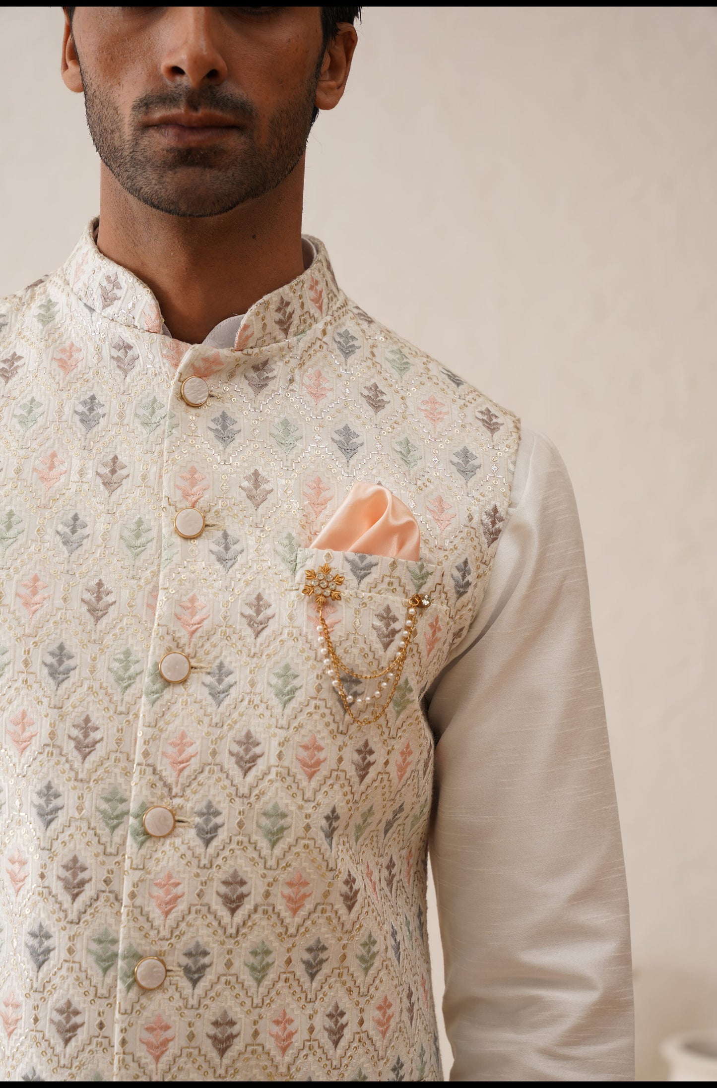 buy embroidered waistcoat online-Lagan Wedding