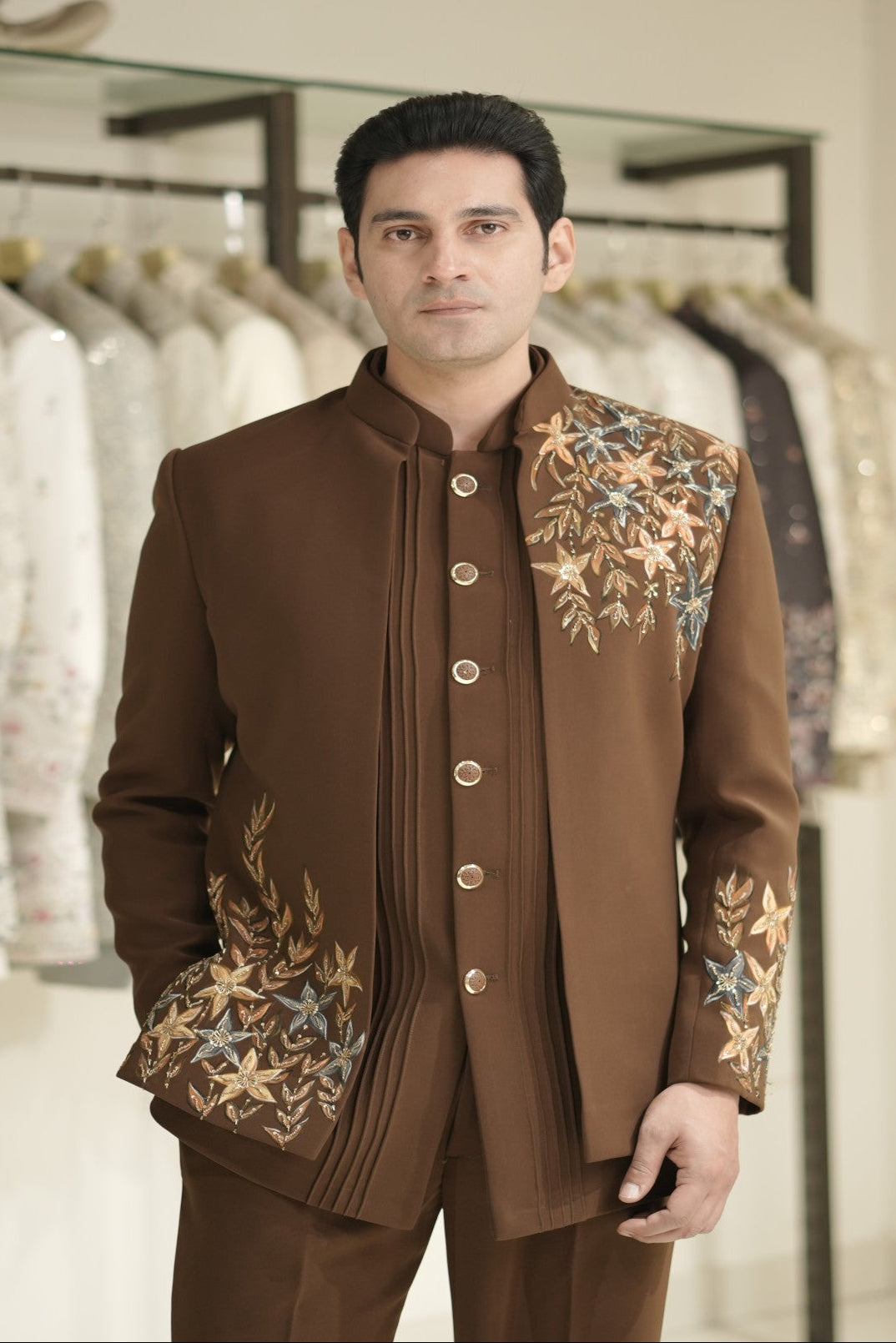 Buy Mens Wedding Suit Indo Western Dress for Men | Wedding Ethnic Wear   Lagan Wedding