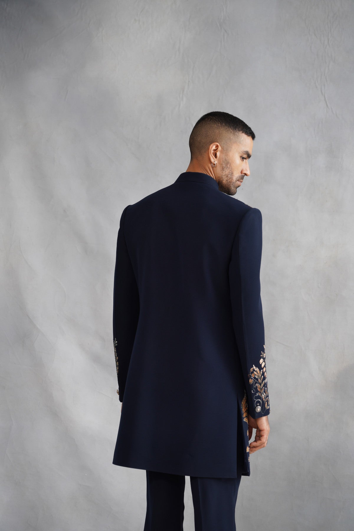 Shop navy blue indo western for men