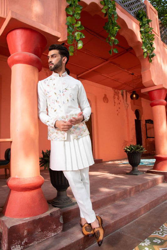 Mens wedding waistcoat kurta set buy online