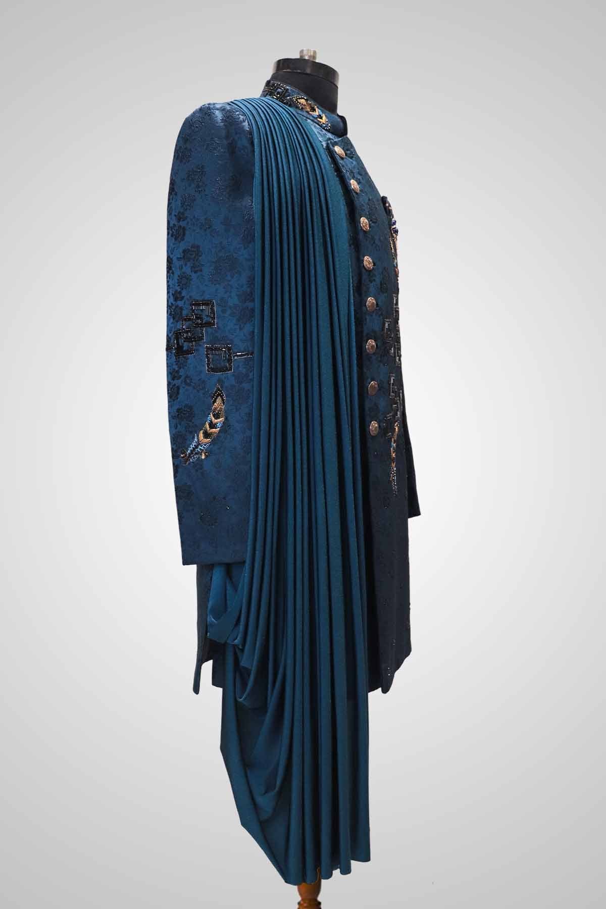 best indo western dress for groom-Lgan Wedding's