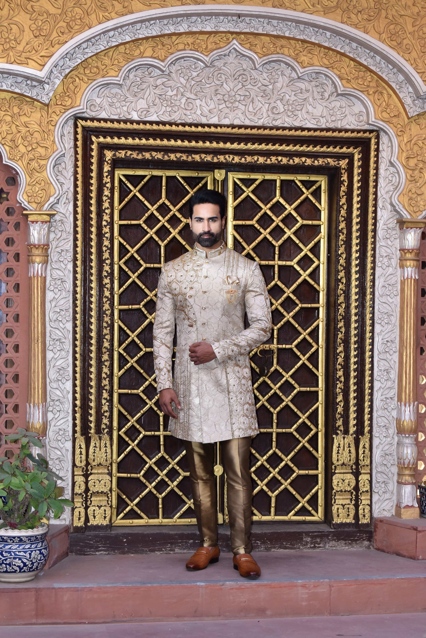 indo western men's ethnic wear-Lagan Wedding's