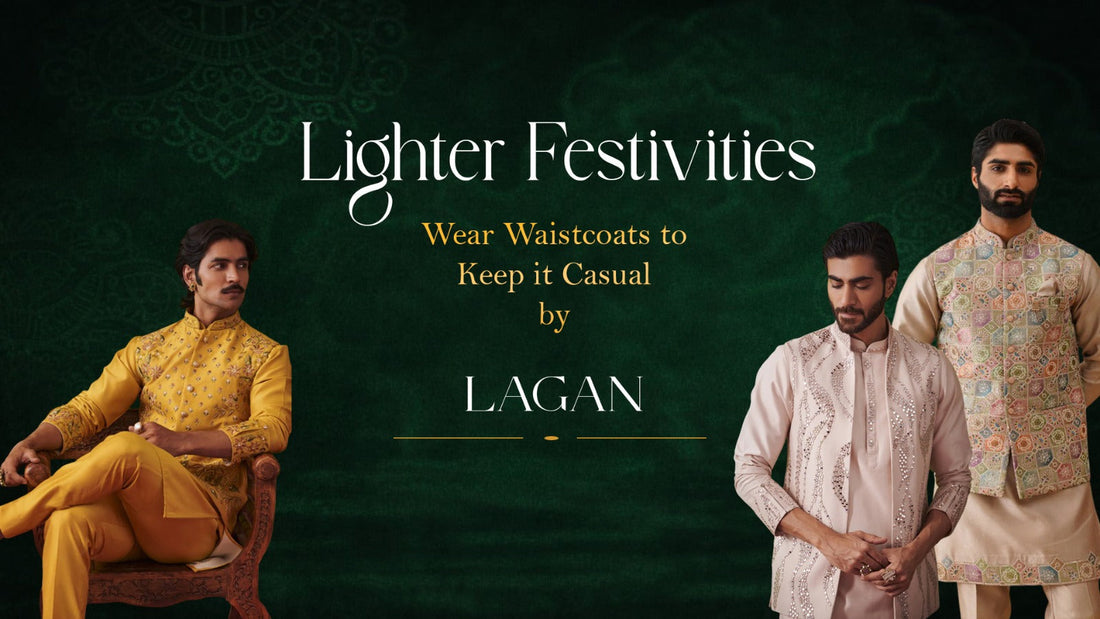Lighter Festivities: Wear Waistcoats to Keep It Casual by Lagan