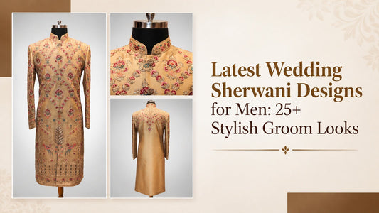 Latest Wedding Sherwani Designs for Men: 25+ Stylish Groom Looks