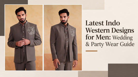 Latest Indo Western Designs for Men: Wedding & Party Wear Guide