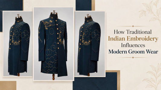 How Traditional Indian Embroidery Influences Modern Groom Wear