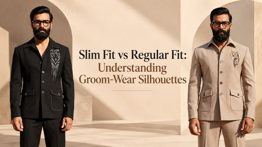 Slim Fit vs Regular Fit: Understanding Groom-Wear Silhouettes