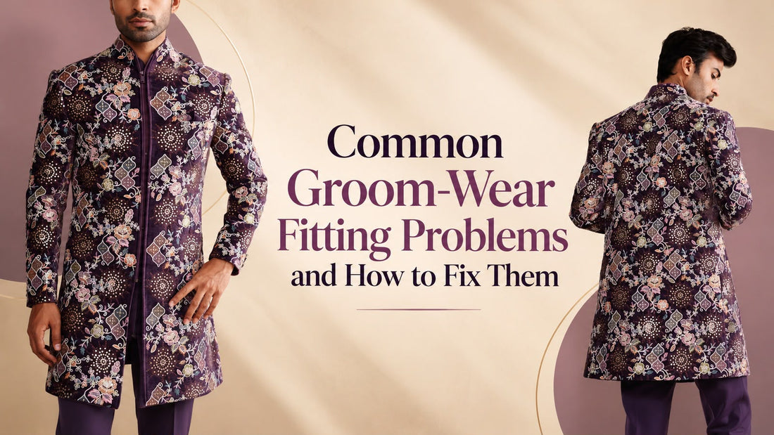 Common Groom-Wear Fitting Problems and How to Fix Them