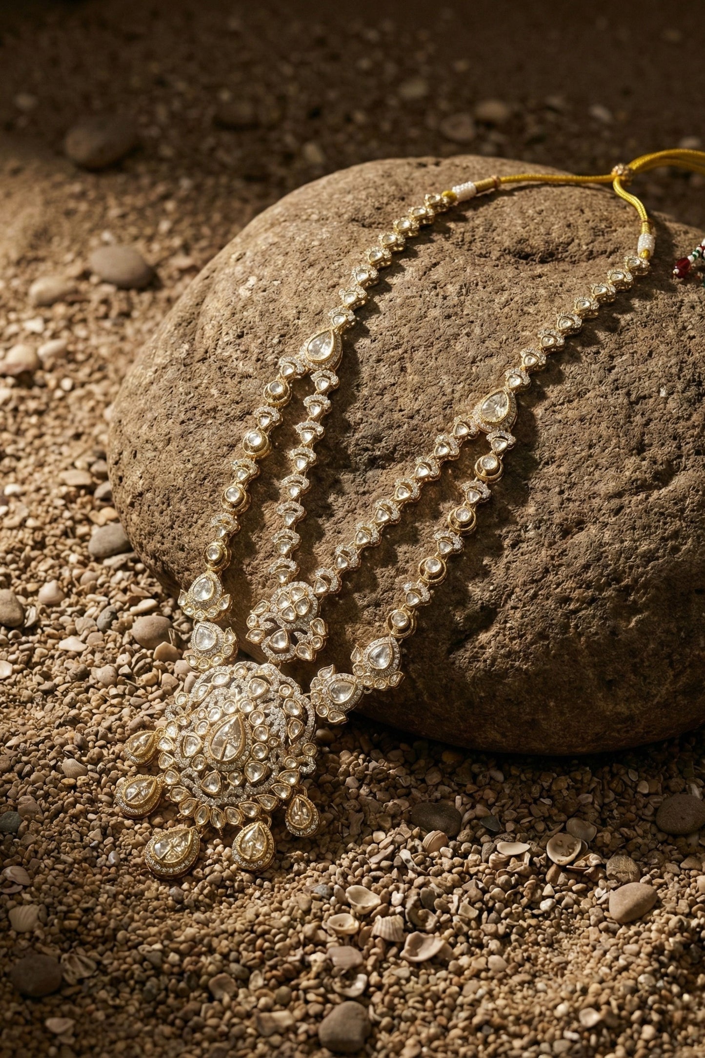 Double-Layer Clear Stone Mala