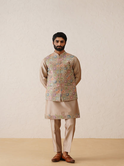 Shop mens wear for wedding thread work kurta set