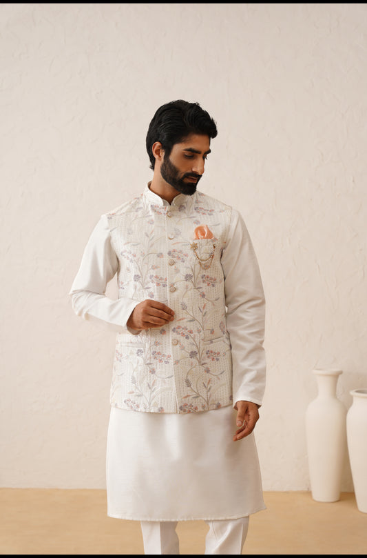 Buy Waistcoat with Kurta for Men- Lagan Wedding