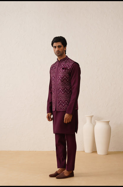 Buy waistcoat with kurta-Lagan Wedding 