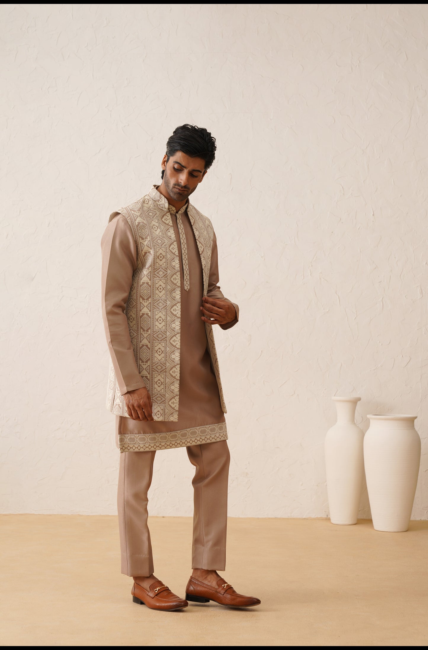 Buy waistcoat with kurta-Lagan Wedding 