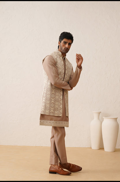 Buy waistcoat with kurta-Lagan Wedding 