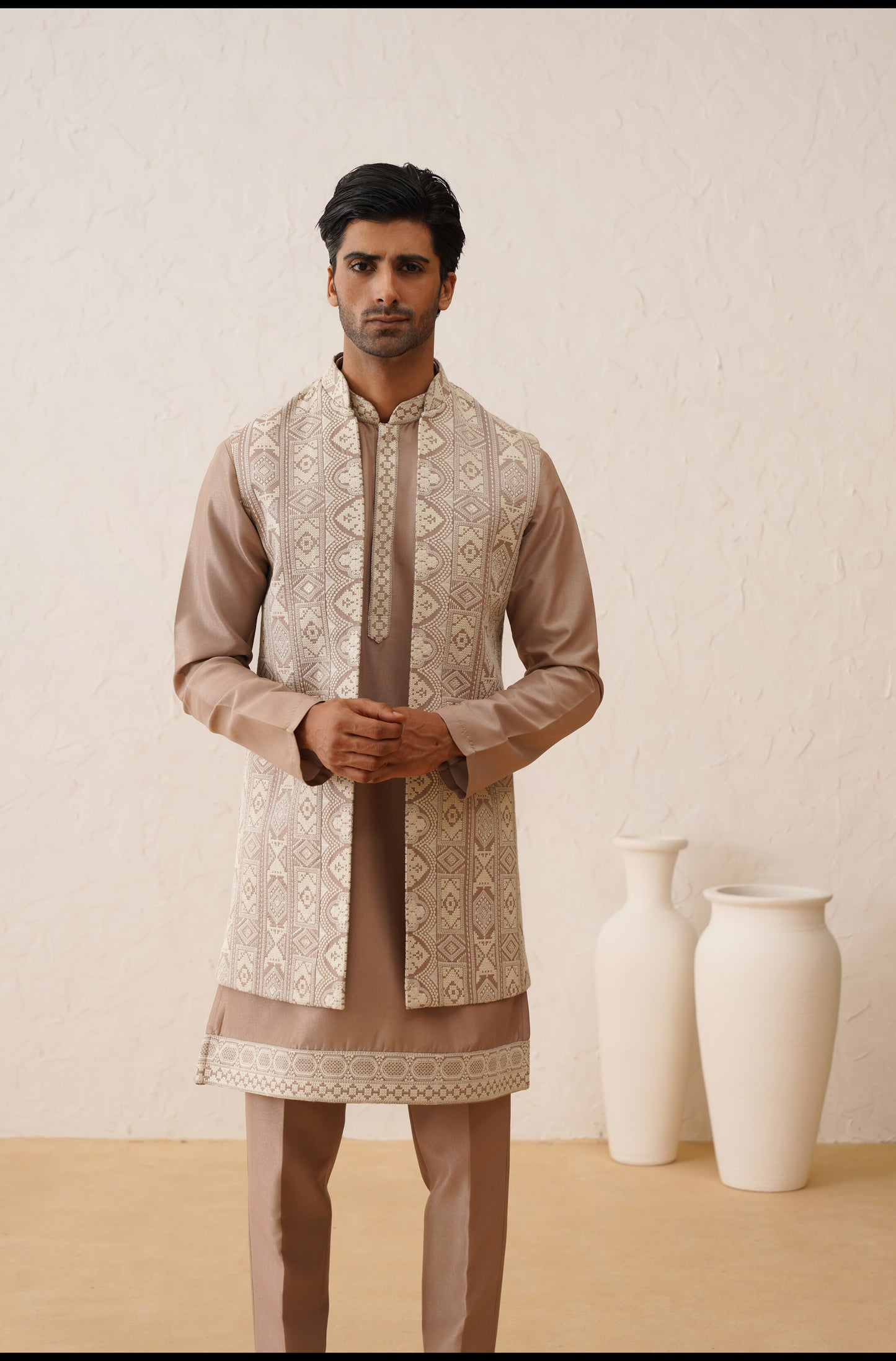 Buy waistcoat with kurta-Lagan Wedding 