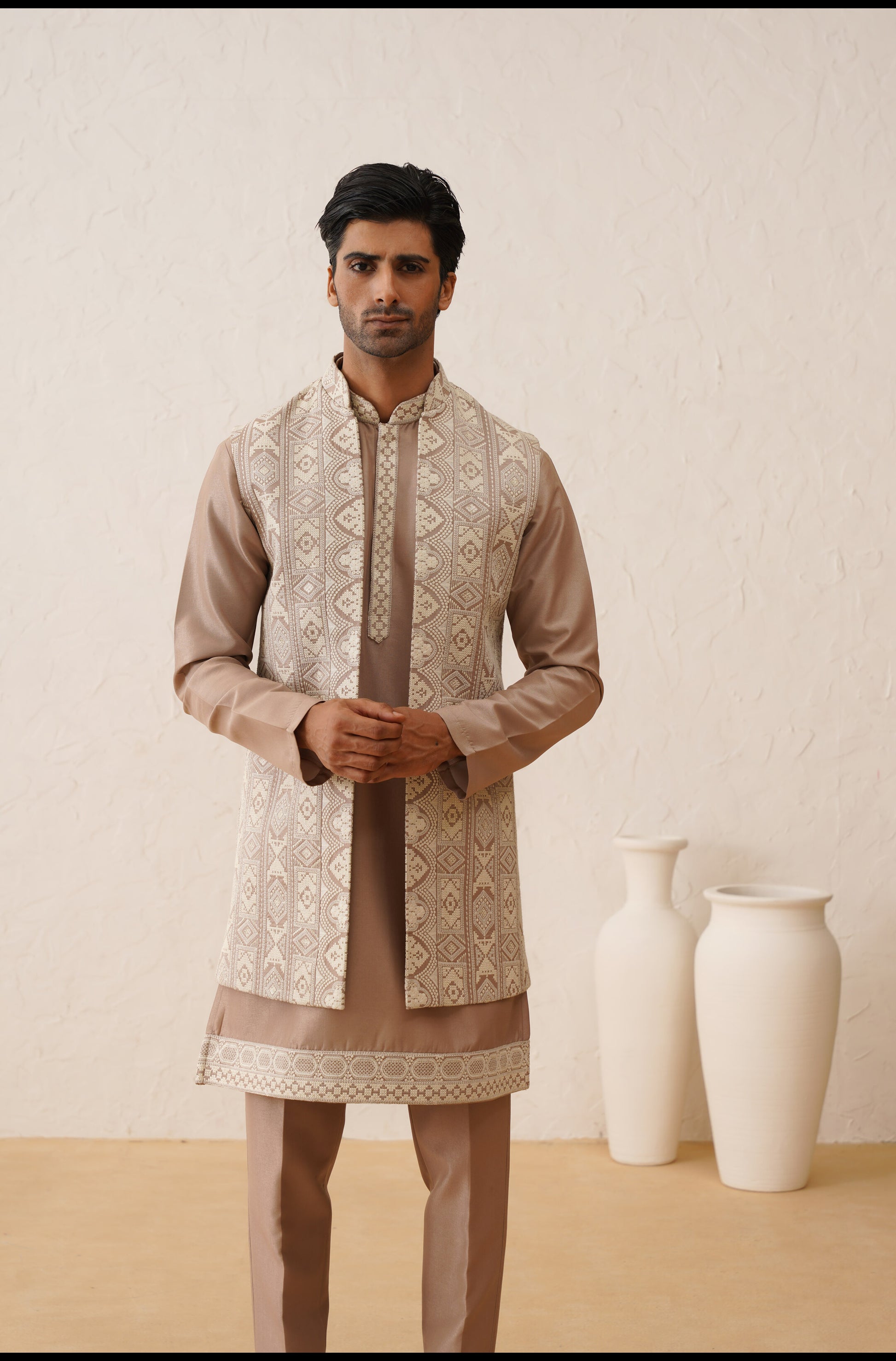 Buy waistcoat with kurta-Lagan Wedding 