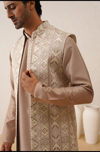 Buy waistcoat with kurta-Lagan Wedding 