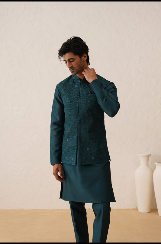 Buy waistcoat with kurta-Lagan Wedding 