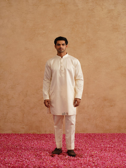 Multicolor Waistcoat Kurta Set With Thread And Sequins Embroidery