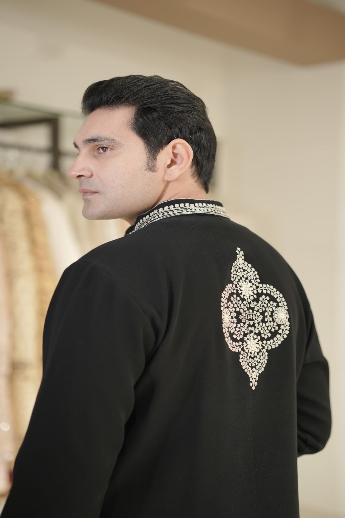Black kurta set kurta style for men buy online