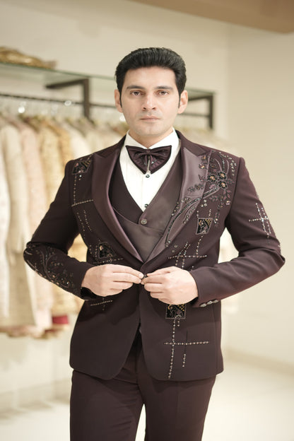 Luxury tuxedo suits for men formal wear