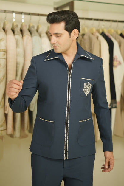 Zip up jacket for men with crest buy online