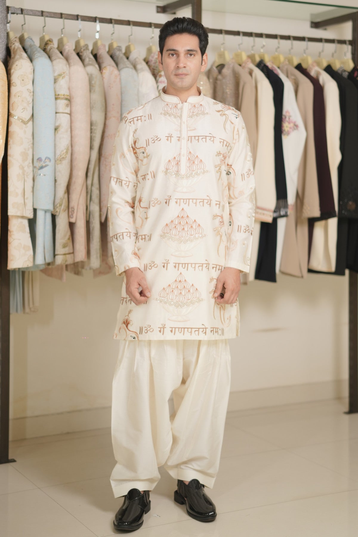 Ivory kurta for men shop now online