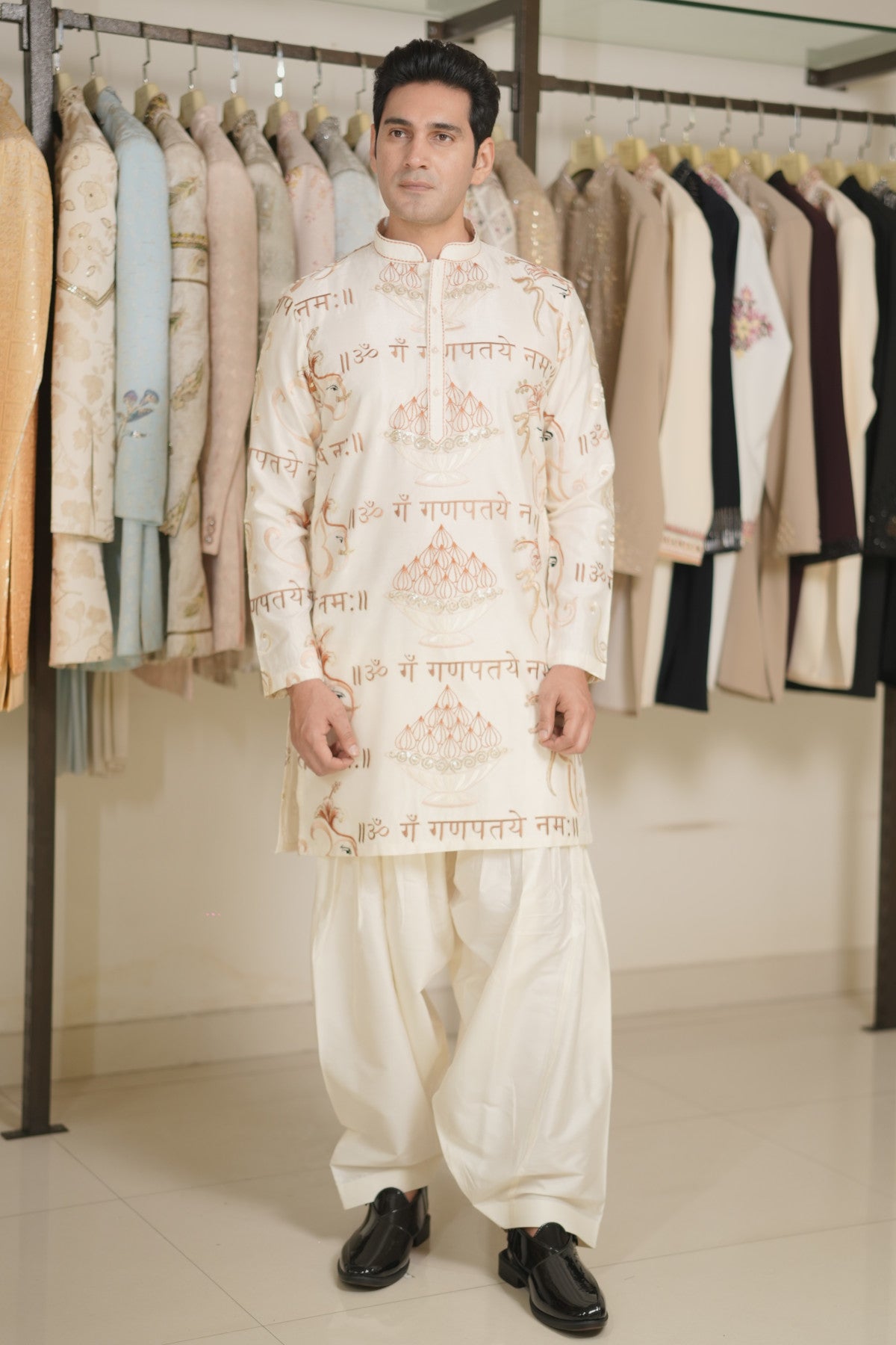 Ganesha Mantra kurta set buy online

