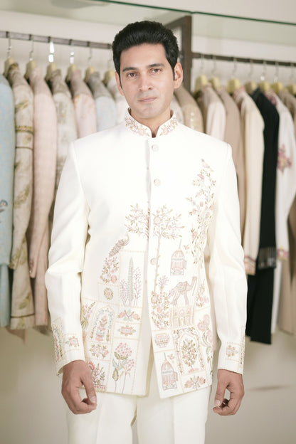Bandhgala suit for wedding shop online
