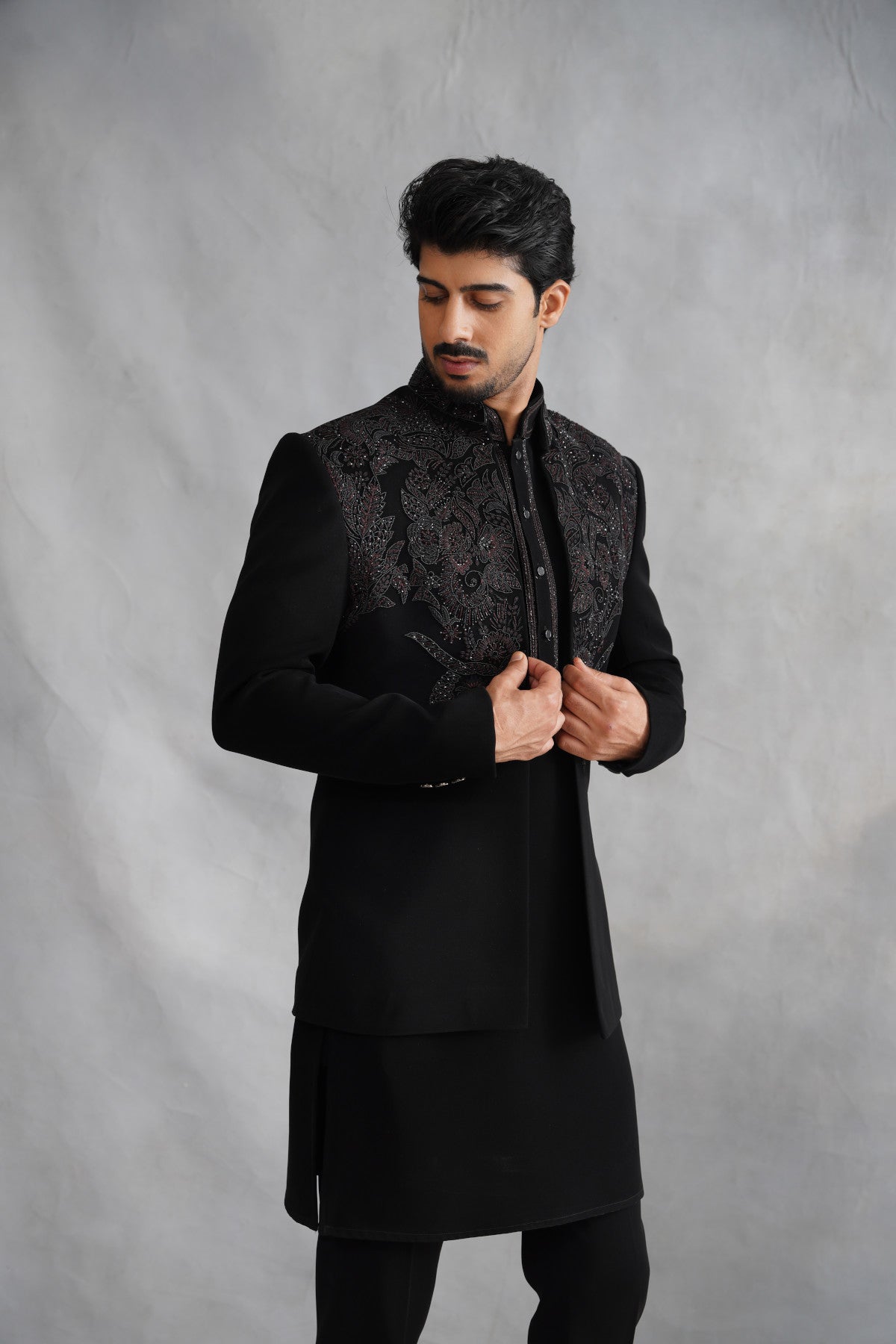 Shop Black Indo Western Wear for Men
