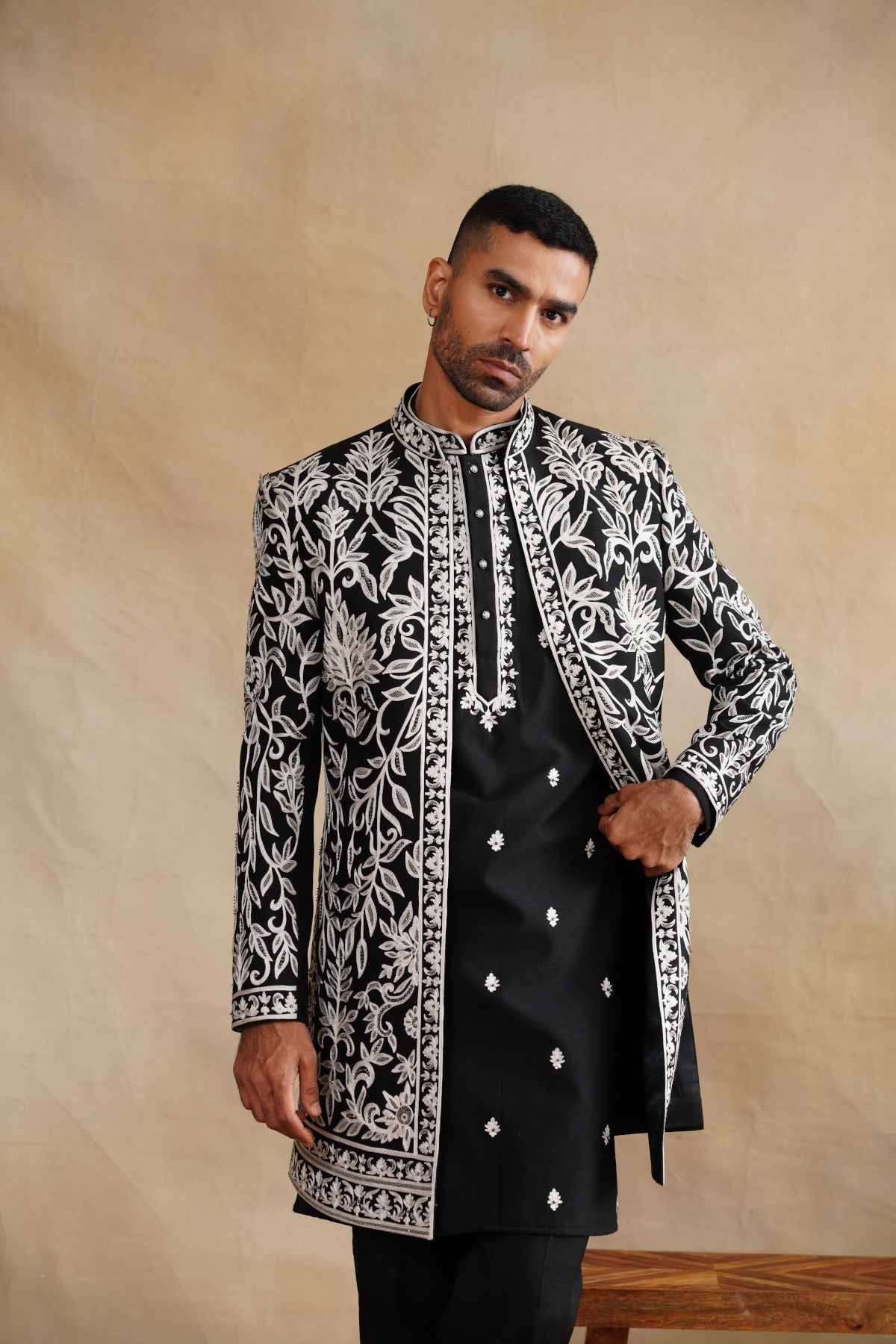 Black Indo Western for Men Buy Online
