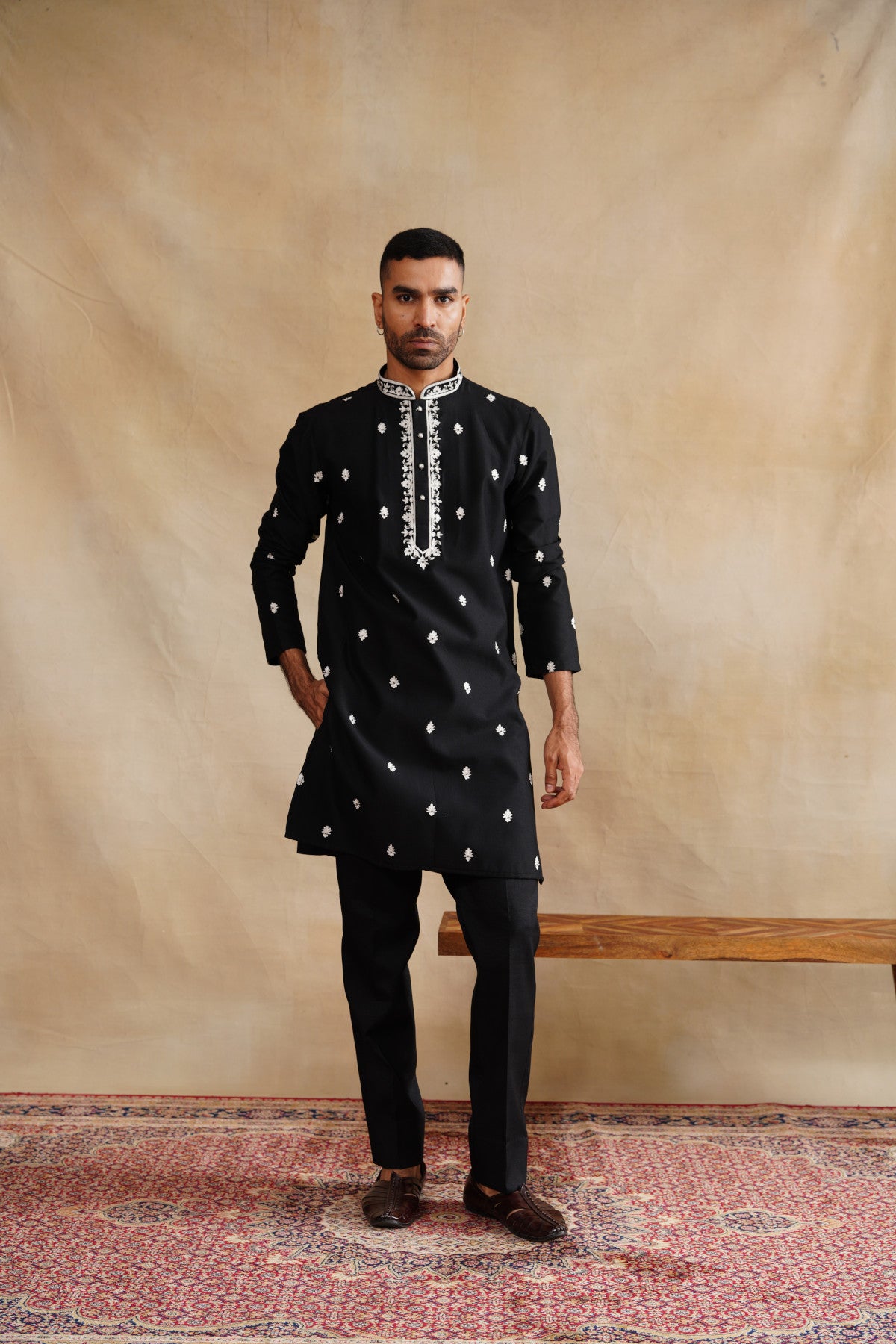 Buy Online Black Indo Western for Men
