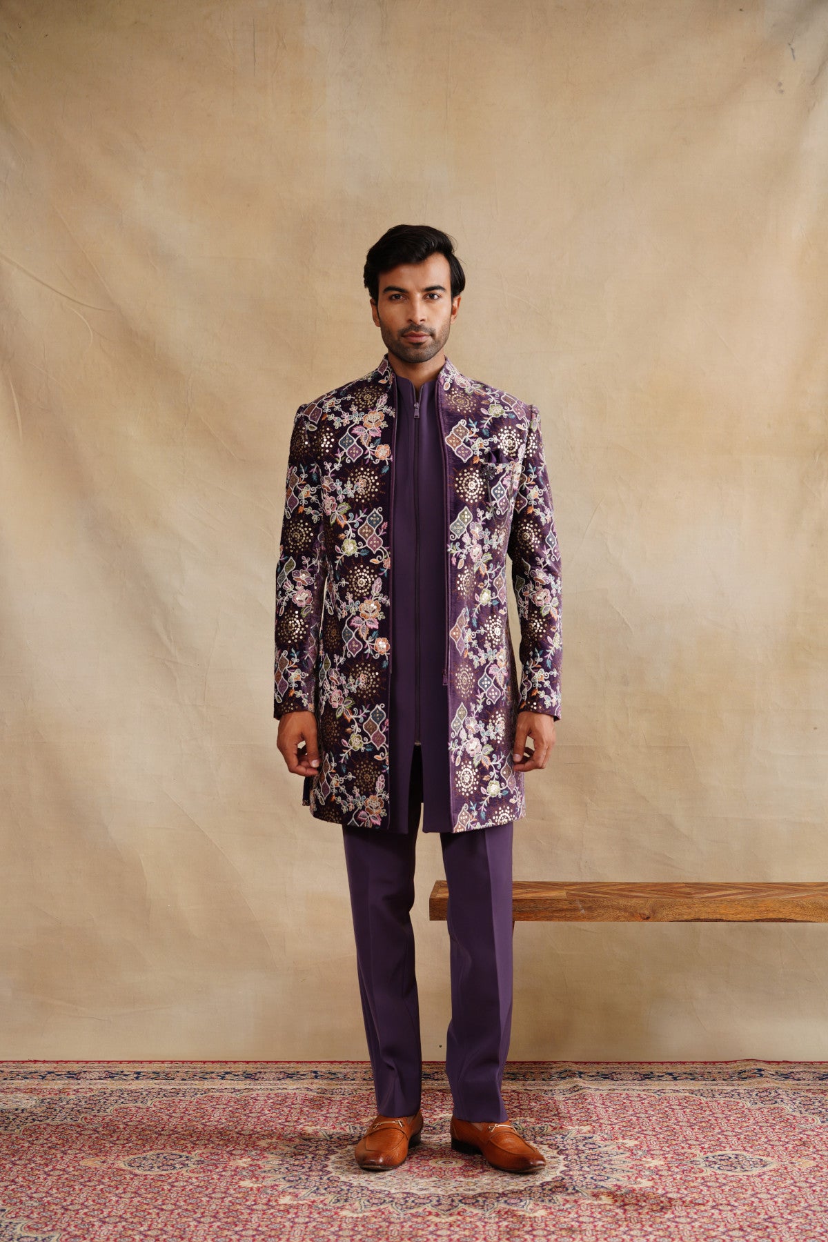 Buy purple indo western outfit online