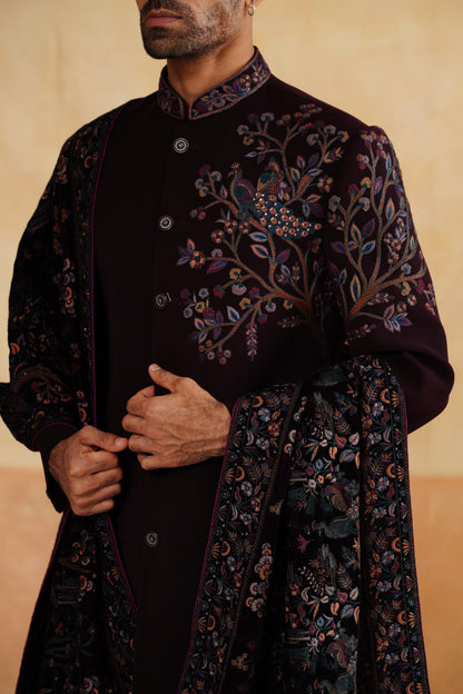 Shop Maroon Indo Western Wear for Men