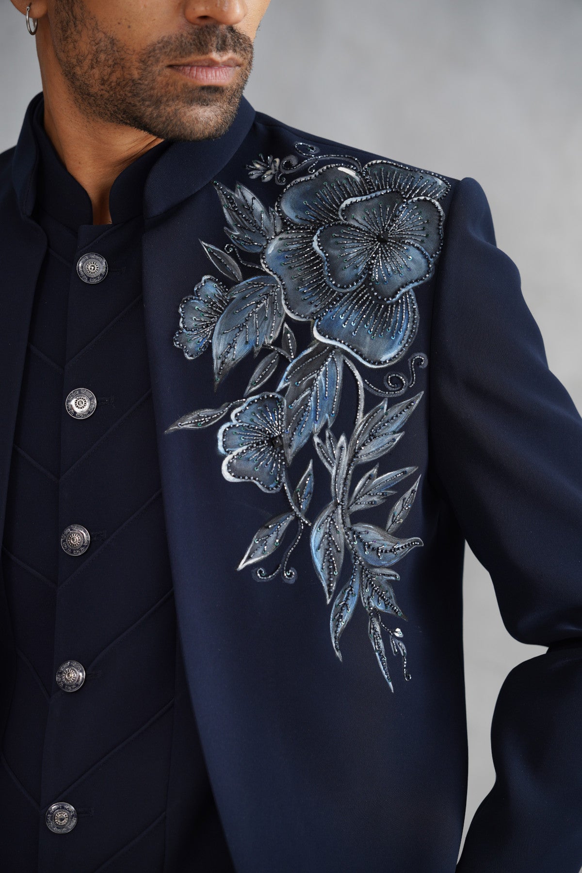 Stylish Hand Painted Indo Western for Men