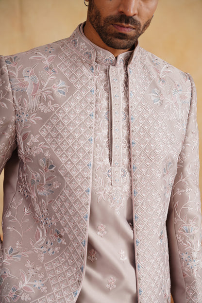 Pink indo western men shop