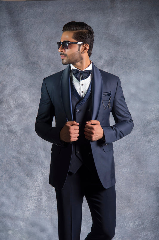  Navy Blue Tuxedo for Men Buy Online | Wedding Suit