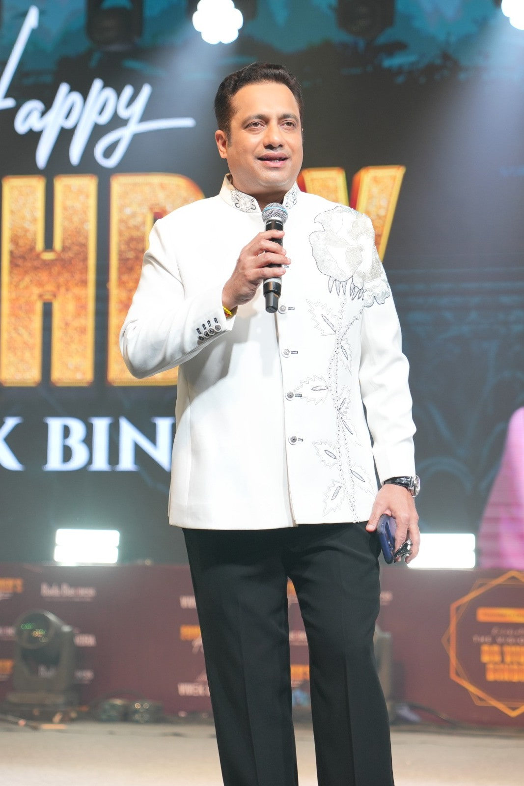 Vivek Bindra In Our White Bandhgala Suit