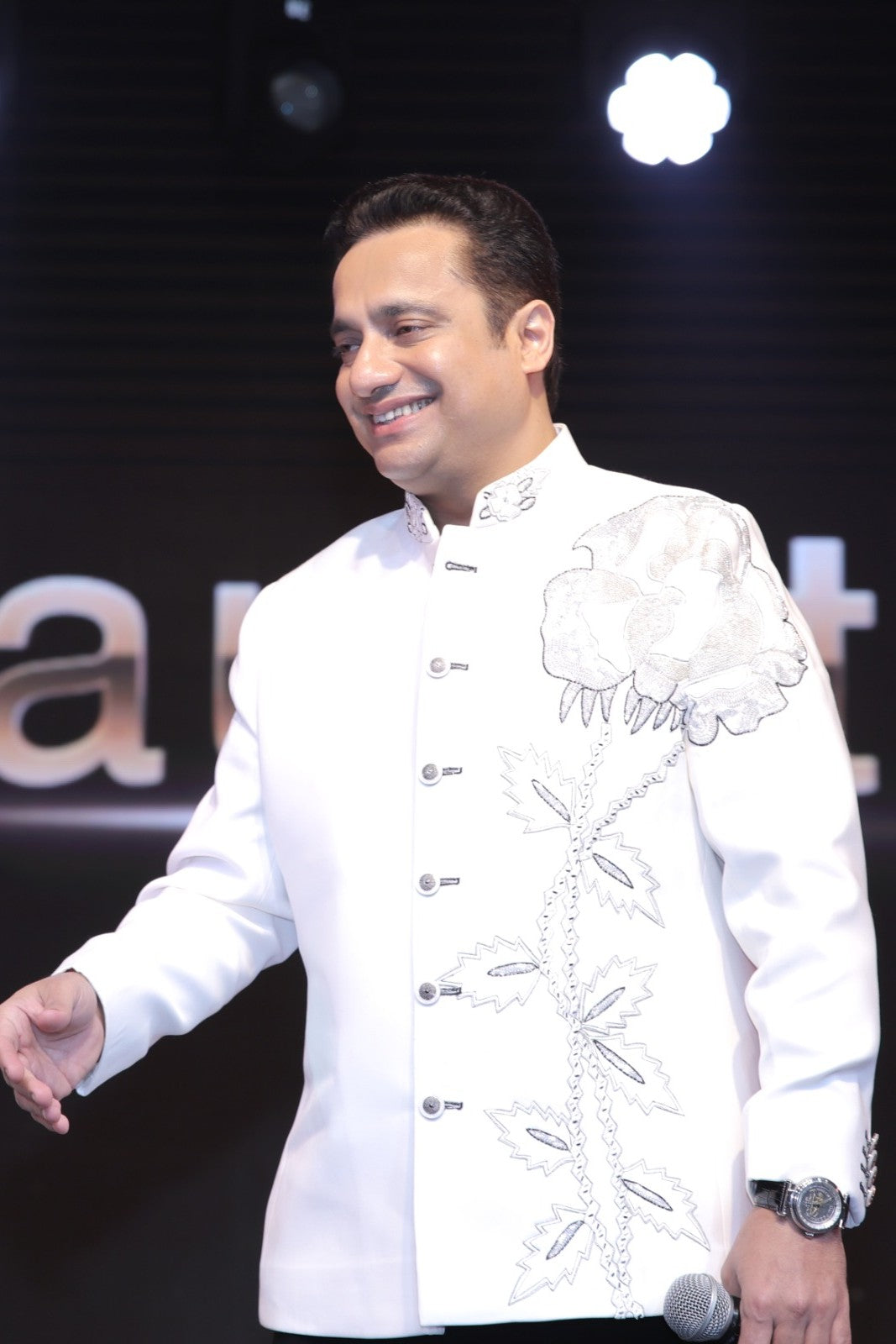 Vivek Bindra In Our White Bandhgala Suit