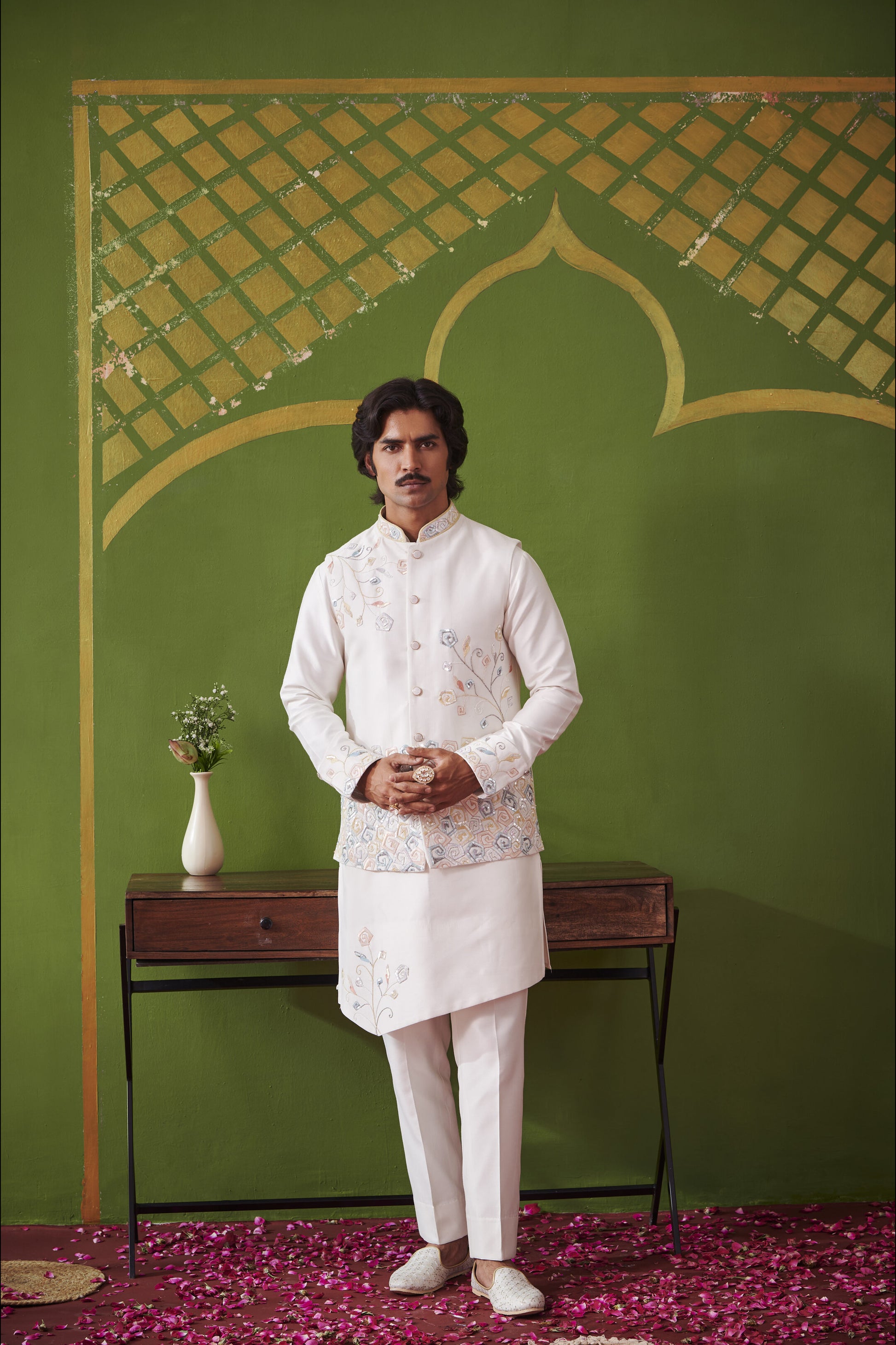 Buy waistcoat with kurta-Lagan Wedding 