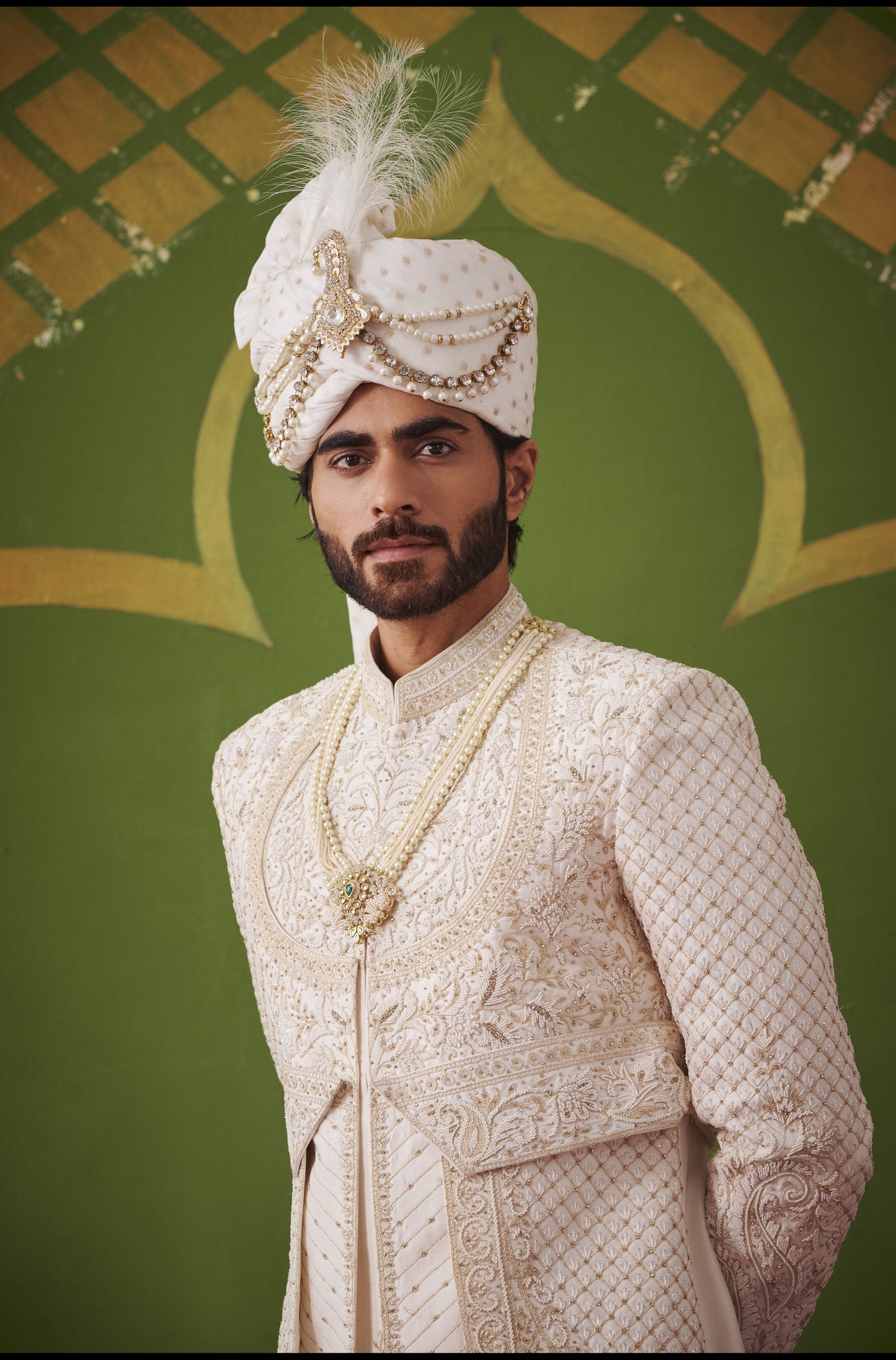 Buy Embroidered Sherwani- Lagan Wedding