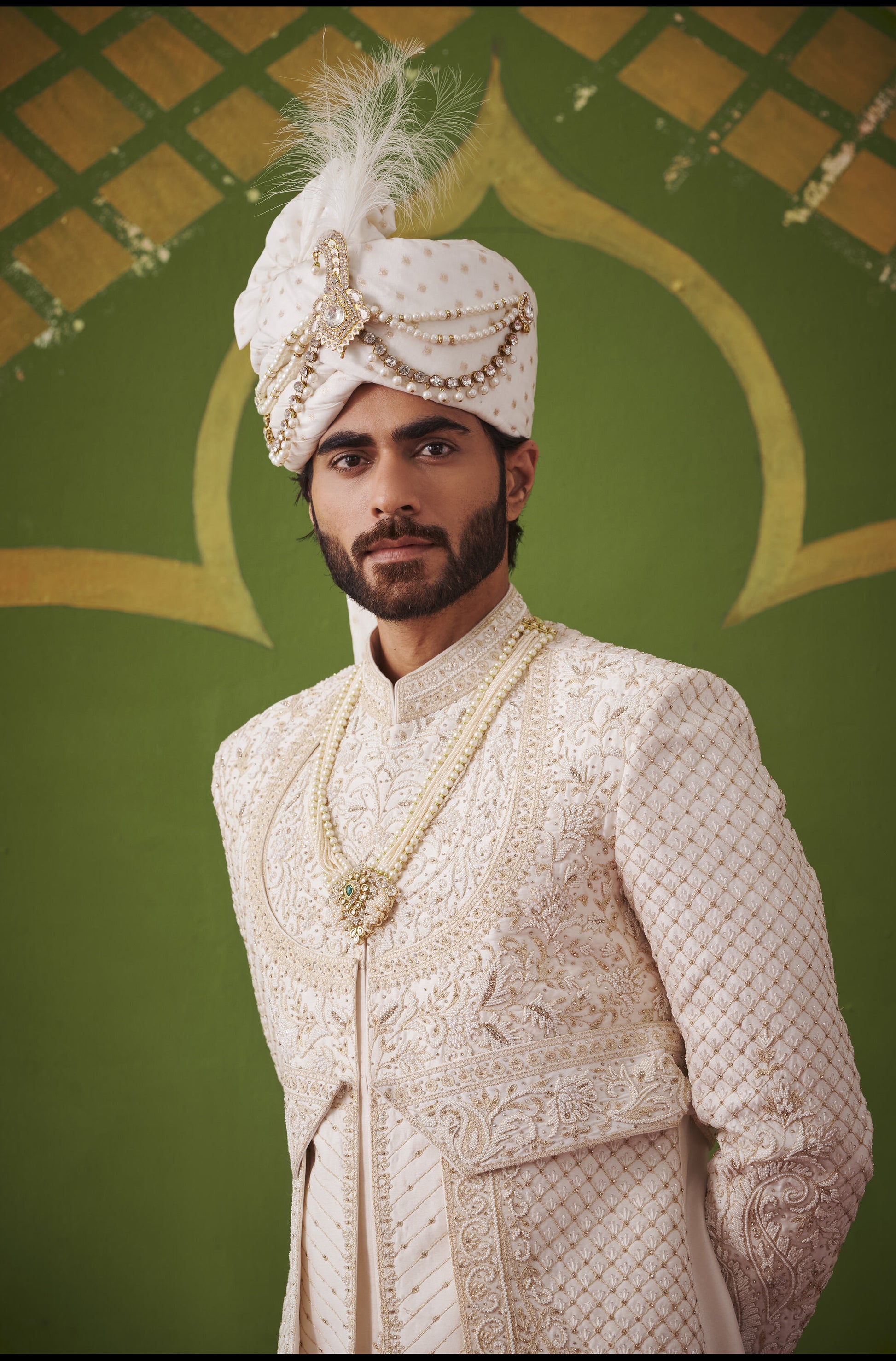 Buy Embroidered Sherwani- Lagan Wedding