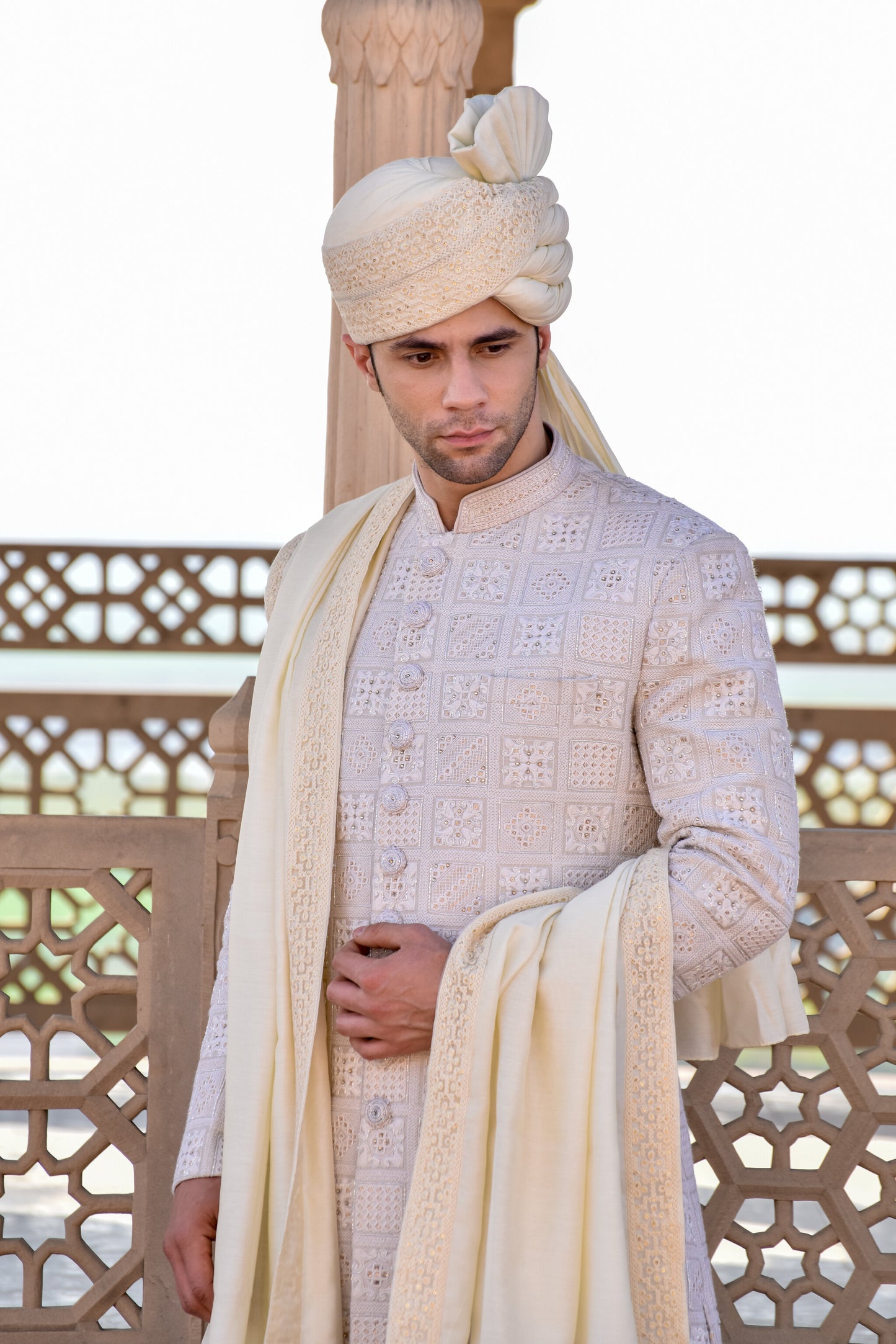 Buy Embroidered Sherwani- Lagan Wedding