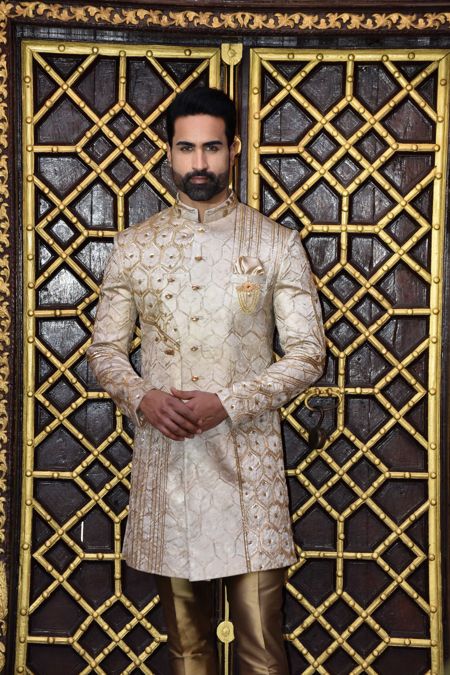 indo western mens wear for wedding-Lgan Wedding's