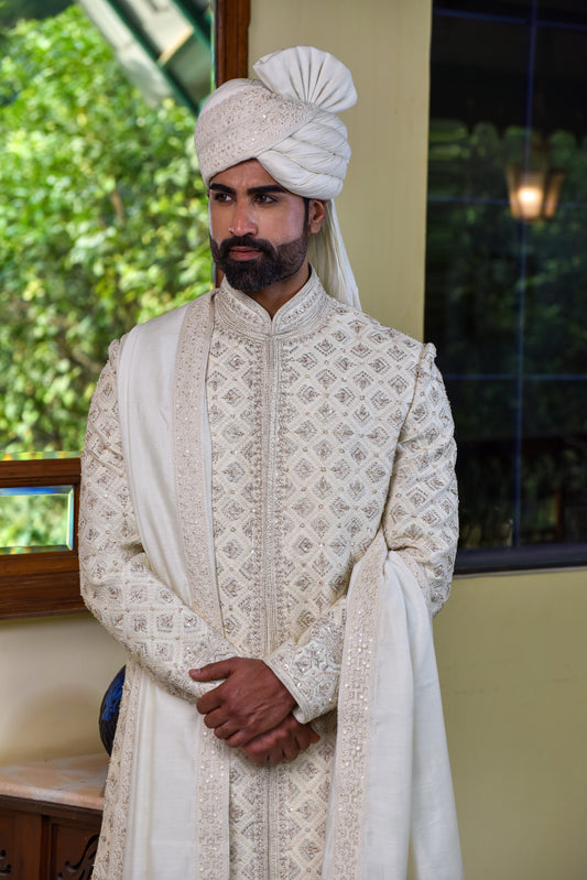 Buy Embroidered Sherwani- Lagan Wedding